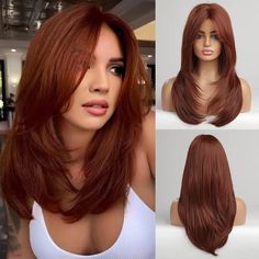 Layered Hair Wig, Hair Curtains, Longer Bob, Curtains Bangs, Hairstyles Brown, Small Spray Bottle, Haircut Brunette, Haircut Balayage, Balayage Haircut