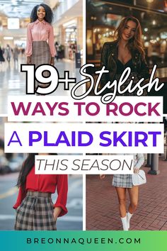 Elevate your style with my tips on what to wear with a plaid skirt. From casual daywear to sophisticated evening looks, find out how to make your plaid skirt a versatile part of your wardrobe. #PlaidSkirtFashion #StyleTips #OutfitInspiration Plaid Skirt Fall Outfit, Plaid Skirt Outfit Fall, Skirt Outfit Fall, Edgy Leather Jacket, Long Plaid Skirt, Plaid Skirt Outfit, Pool Party Outfits, Skirt Outfits Fall, Trendy Fall Outfits