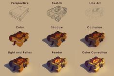 an image of different types of objects in the game