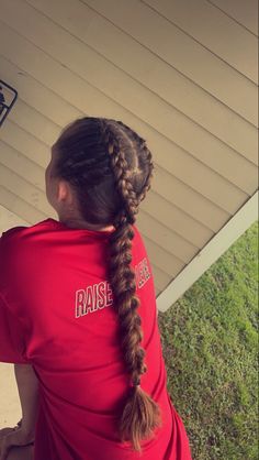 Athletic Hair Styles, Wrestling Hairstyles, Track And Field Hairstyles, Hairstyles For Volleyball, Gameday Hair, Game Day Hairstyles, Athletic Hair, Tennis Hairstyles, Basketball Hair