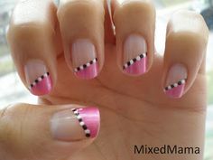 Pink Wednesday, Rainbow Nails Design, Polka Dot Nails, Christmas Nails Acrylic, Rainbow Nails, Pedicure Nail Art, French Tips