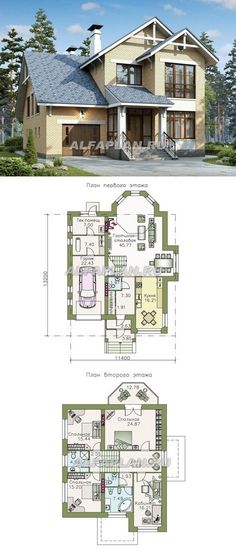 two story house plans with an open floor plan and three bedroom, one living area