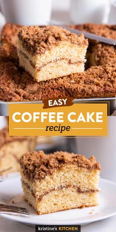 easy coffee cake recipe with crumbs on top