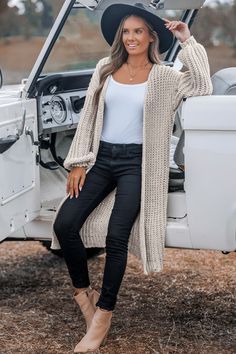 Long Cardigan Outfit Fall, Long Sweater Outfits, Long Cardigan Outfit, Make Him Obsessed, Duster Sweater, Sweater Duster, Trendy Fall Outfits, Cute Fall Outfits, Outfit Inspo Fall