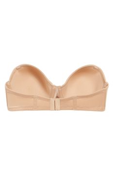 Smooth fabric covers the molded underwire cups of a convertible bra with very light foam padding to deliver natural shaping, support and no show-through. The removable straps can be worn conventionally, halter style or crossed in back. Strap width increases with larger sizes Removable, convertible straps Gripper strips inside top and bottom edges Back and side boning Mesh back Comfortable arched band at center Lined cup 91% nylon, 9% spandex with 87% nylon, 13% spandex contrast Hand wash, line dry Imported Fitted Full Coverage Bra With Removable Cups, Full Coverage Fitted Bra With Removable Cups, Stretch Bra With Removable Cups, Elegant Padded Stretch Bra, Classic Padded Underwire Nursing Bra, Beige Full Coverage Nursing Bra With Removable Pads, Classic Full Coverage Bra With Removable Cups, Fitted Strapless Bra With Padded Cups, Fitted Bandeau Bra With Removable Pads