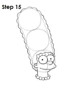 how to draw the simpsons character from the simpsons show step by step drawing instructions for kids