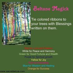 a poster with the words, believe magick and an image of trees in rainbow colors