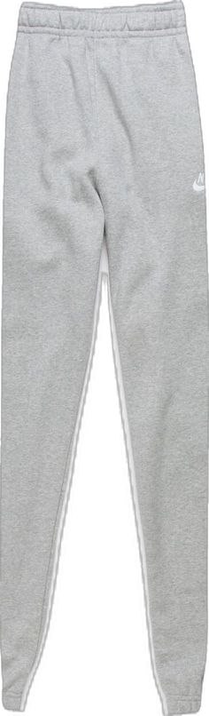 Sporty Three Stripes Sweatpants For Loungewear, Sporty Sweatpants With Three Stripes For Loungewear, Sporty Gray Fleece Sweatpants, Gray Fleece Sporty Sweatpants, Sporty Gray Sweats For Jogging, Nike Joggers With Ribbed Waistband For Streetwear, Gray Sporty Sweats For Jogging, Nike Athleisure Joggers For Streetwear, Nike Sporty Gray Joggers