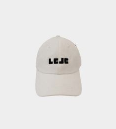 6 panel cotton baseball cap with adjustable strap fastening. modern minimal logo embroidered at face. curved brim and star shaped stud detail.    vendor colour: white    vendor style: lj24pscp01wh    fabrication: 100% cotton.    made in korean.    do not wash. do not bleach. dry not tumble dry. warm iron only. professional dry clean only. Minimal Logo, Caps For Women, Star Shape, Logo Embroidered, Designing Women, Apparel Accessories, Baseball Cap, Bleach, Dry Clean