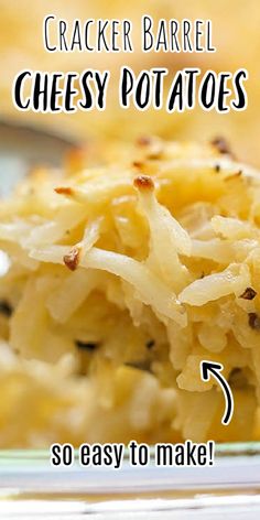 cracker barrel cheesy potatoes are so easy to make