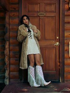 C4084 Western Style Mid-calf Boots For Rodeo In Winter, Western Style Mid-calf Boots For Winter Rodeo, Winter Mid-calf Boots With Snip Toe For Rodeo, Winter Rodeo Mid-calf Boots With Snip Toe, Fitted Western Cream Boots, Western Style Snip Toe Mid-calf Boots For Winter, Fitted Cream Western Boots, Fitted Mid-calf Boots For Ranch In Winter, Fitted Mid-calf Winter Boots For Ranch