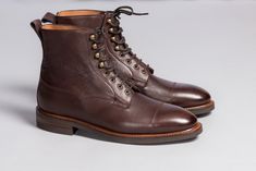 Löf & Tung Kingsley Dark Brown Utah Calf – Skoaktiebolaget Edward Green, Cap Toe Boots, Shoe Tree, High Quality Shoes, Goodyear Welt, Shoe Store, Sale Items, Utah, Combat Boots