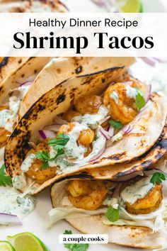 healthy dinner recipe shrimp tacos