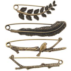 PRICES MAY VARY. [ANTIQUE BRONZE BROOCHES]: The lapel brooches are in antique bronze, full of vintage style. The brooches are full of details, patterns are clear, very beautiful. [1 BOX 8PCS VINTAGE BROOCHES]: You will receive 8pcs vintage style antique bronze brooches in 4 styles, leaf brooches, feather brooches, bird brooches and branch brooches, 2pcs per style, fixed mixed. A plastic box is included to help you store and protect your lapel brooches. [PREMIUM MATERIAL]: The antique bronze lape Bird Branch, Feather Bird, Lapel Brooch, Feather Decor, Diy Jewelry Ideas, Women Coats, Antique Brooches, Bird On Branch, Bird Brooch