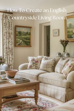 An English living space that is enhanced by the presence of abundant natural light, which fills the room with a sense of warmth, vitality, and connection to the surrounding landscape Country Side Living Room, Warm Cottage Living Room, English Country House Living Room Sofas, English Country Style Living Room, Country Side Living, English Countryside Grandmother, British Countryside Wallpaper, Countryside Living Room, English Living Rooms