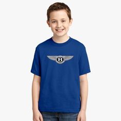 Bentley Logo Youth T-shirt Logo Inspiration, 30 Day