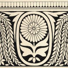 Ornamental Tile Motif VIII Poster Print - Studio Vision-VARPDX21485Z Image 1 Art Nouveau Print, Art Nouveau Graphic Design, Art Nouveau Design Pattern, Art Nouveau Aesthetic, Ceramic Carving, Watch Backgrounds, Sunflower Outfit, Summer Graphics, Sunflower Illustration