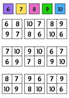 the numbers are arranged in rows to make it easier for kids to learn how to count