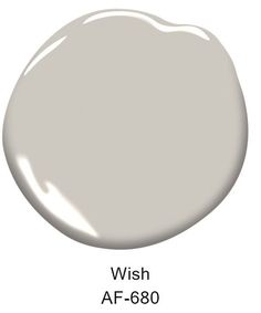 a white paint color with the words wish af - 860 on it's side