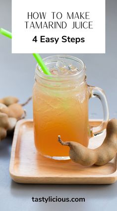 how to make tamarind juice 4 easy steps - tastylicious com