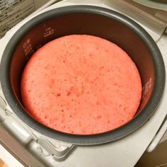 a pan with some food inside of it on top of a stove burner oven