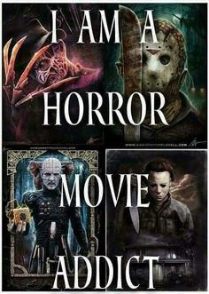 the movie poster for i am a horror movie