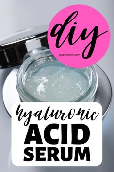 Diy Acne Serum, Diy Peptide Serum, Diy Hyaluronic Acid Serum, Diy Botox Serum, Hydrochloric Acid Skin, Skin Care Solutions Diy, Diy Hydrating Serum, Hyaluronic Acid Serum Recipe, Homemade Anti Aging Serum