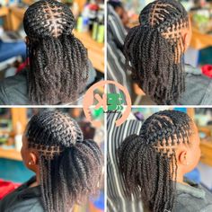 60 Low Manipulation Two-Strand Twists Natural Hairstyles For Winter 2024 - Coils and Glory Hairstyle For Natural Hair, Styles Ponytail, Micro Braids Hairstyles, Quick Braids