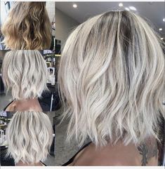 Jul 92020This Pin was discovered by Lynn HodgsonDiscover (and saveyour own Pins on Pinterest Short Platinum Blonde Hair, Ice Blonde Hair, Icy Blonde Hair, 50 Hair, Medium Length Haircut, Bangs Short, Hacks Clothes, Hair Color For Women, Platinum Blonde Hair