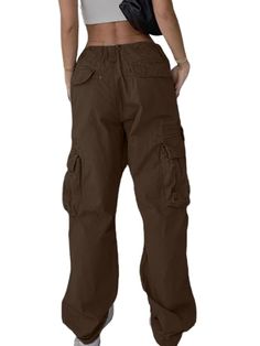 PRICES MAY VARY. Fabric: Work cargo pants women made from a soft and breathable cotton blend fabric, these cargo pants are comfortable and easy to wear all day long.（ Notice：The size of the pants is too loose, please place an order and buy one size smaller according to your own size ） Style: These cargo work pants feature a trendy combination of casual, street, hip-pop, vintage, and punk styles that can be dressed up or down to suit any occasion. Design: Best work pants for women/ Cargo pants fo Tactical Streetwear, Cargo Women, Best Work Pants, Baggy Jeans For Women, Cargo Pants For Women, Cargo Work Pants, 2000s Fashion Trends, Fabric Work, Women Cargo Pants