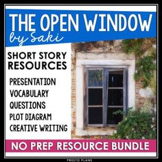 the open window by soki's short story resources