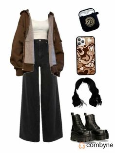 Tomboy Style Outfits, Tomboy Fashion, Retro Outfits, Cute Casual Outfits