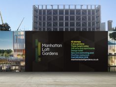 an advertisement for the manhattan loft gardens project