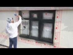 Diy Black Window Frames Exterior, Spray Painting Window Frames, Can You Paint Window Frames, Spray Paint Window Frame, Can You Paint Vinyl Windows, Paint Upvc Windows, Paint Pvc Window Frames, Painting Pvc Windows, Painted Pvc Windows