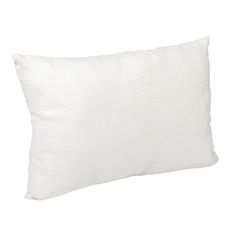 a white pillow on a white background