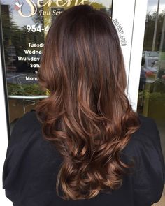 Cinnamon Hair Colors, Mocha Hair, Cinnamon Hair, Hair Color Chocolate, Chocolate Mocha, Chocolate Brown Hair, Brown Hair Balayage, Trendy Hair Color, Hair Color And Cut