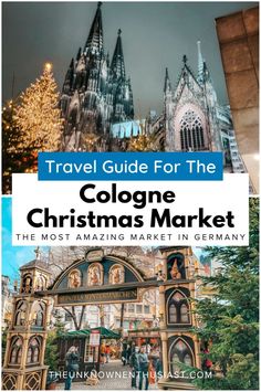 Explore the Cologne Christmas Market, one of the most famous Europe Christmas Markets this December! Located in Germany, this market features festive decorations, delicious foods to eat and drink, and a sparkling Christmas tree. Our guide includes the best things to do, what to buy, maps, and helpful tips like opening hours and where to stay, perfect for planning your Europe Christmas Market Itinerary. Germany In December, German Christmas Markets, Backpacking Europe, Stunning Nature