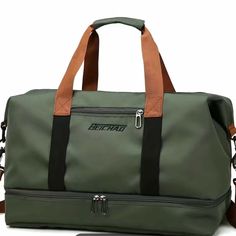 Nwot Army Green Canvas Duffle Bag Large Capacity Carry-On Tote Lightweight Luggage Bag Nylon Interior Separate Shoe Compartment On Bottom Approximate Measurements L 18.5” X H 14” X D 9.5” Carry On Tote, Canvas Duffle Bag, Lightweight Luggage, Luggage Bag, Bag Patterns To Sew, Work Bags, Mens Green, Purple Nails, Men's Backpack