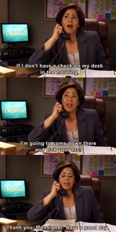 lmaoo love her.  Can't wait for Nurse Jackie to come back on. Tv Series Quotes, Tv Characters, Funny Fails, Inside Jokes, Screen Time