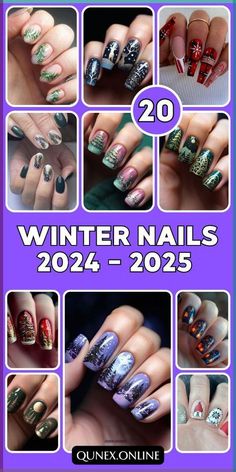 Winter Gel Nails Ideas 2024, Fancy Nail Art Designs, Short Winter Nails, Snowflake Nail Design, Festive Nail Designs, Fall Nail Trends, Nail Art Studio, Square Nail Designs, Winter Nails Acrylic