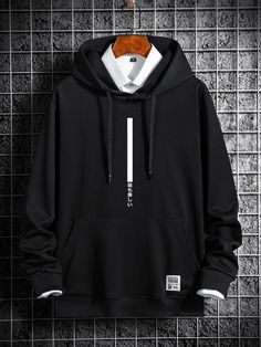 Male Hoodie, Japanese Letter, Masculine Clothing, Sweater Outfits Men, Business Attire Women, Brand Stylist