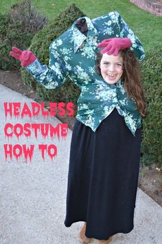 Headless costume how to Halloween Headless Costume, Headless Woman Costume, Halloween Diy Costumes Women, Headless Costume Diy, Headless Woman, Diy Halloween Dress, Halloween Dress Up Ideas, Maquillage Halloween Simple