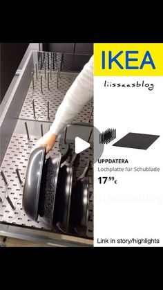 Ikea Kitchen Hack, Ikea Inspiration, Ikea Hack Kitchen, Kitchen Hack, Ikea Ideas, Hacks Videos, Home Organization Hacks, Ikea Kitchen, Neat And Tidy