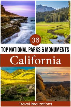 the top national parks and monuments in california