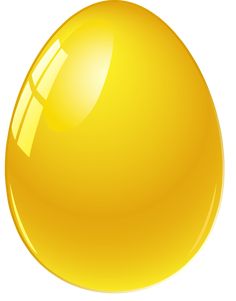 an image of a shiny yellow ball on a white background for design projects or wallpapers