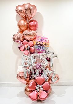 Dia de la madre - Happy Mother's Day - Regalos para mama Mom Balloon Bouquet, Miami Birthday, Balloon Bouquet Delivery, Personalized Balloons, Custom Balloons, Posh Party, Decorations Party