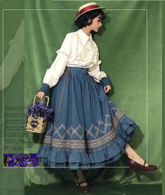 Classy Vintage Outfits, Frilled Skirt, Classy Vintage, Chique Outfits, Skirt Maxi, Elegante Casual, فستان سهرة