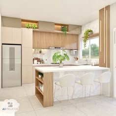 Quer um ambiente planejado em 3d ? Entre em nosso site e adquira o seu Kitchen Design Small Space, Living Room Wall Designs, Mini Kitchen, Interior Modern, Home Design Decor