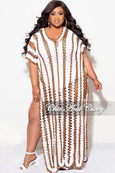 Acrylic %: 100 Stretch cover up V neck Sleeveless Crochet See-through Side slits Lace-up closure 100% acrylic Hand wash cold Do not bleach Model is wearing a size 1x/2x Plus Size Crochet, Crochet Cover, Crochet Cover Up, Beach Dress, Crochet Clothes, Final Sale, Bleach, Cover Up, Hand Wash