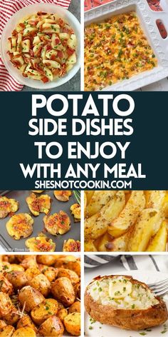 potato side dishes to enjoy with any meal